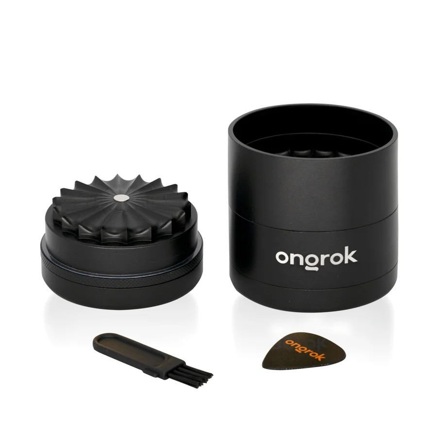 5 Piece Teeth Storage Grinder Black  Ongrok