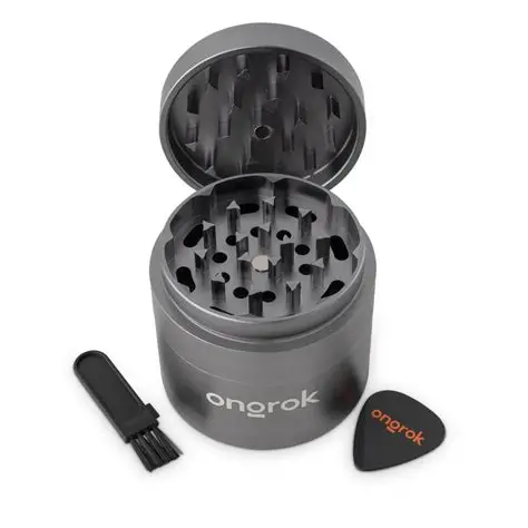 Product image 4 Piece EZ Grinder Mini  Gun Metal  Ongrok 1