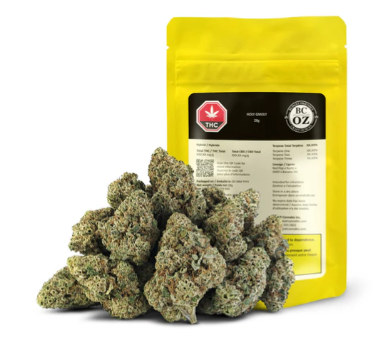 Product image Holy Gmoly - 28g Hybrid Whole Flower | BC Oz 1