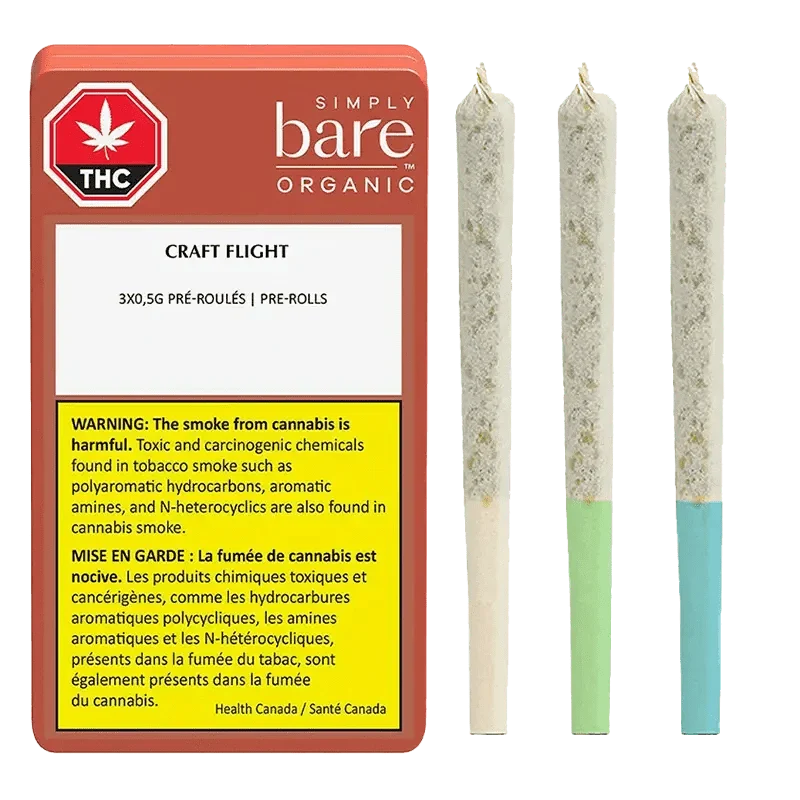 Craft Flight Variety Pack- 3 x 0.5g Hybrid Joints | Simply Bare