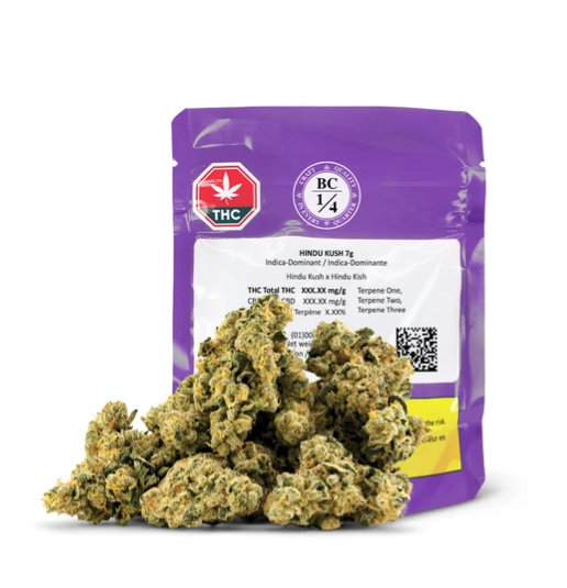 Hindu Kush - 7g Indica Whole Flower | BC 1/4