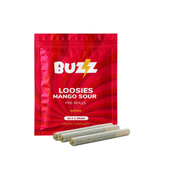 Loosies Mango Sour - 10 x 1g Sativa | Buzz Cannabis 