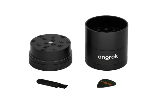Ongrok  5 Piece Pyramid Teeth Grinder  Black