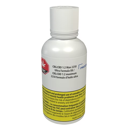 CBG:CBD1:2 Ultra Formula Oil - 28.2g Sativa Oil | Proofly