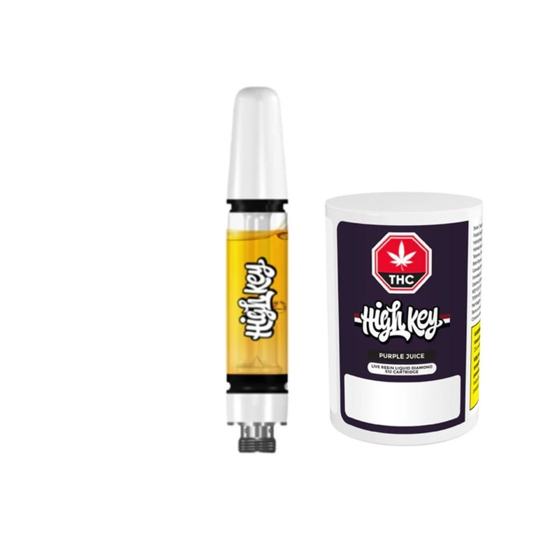 HIGH KEY - PURPLE JUICE LIVE RESIN 510 CARTRIDGE - 1 GRAM