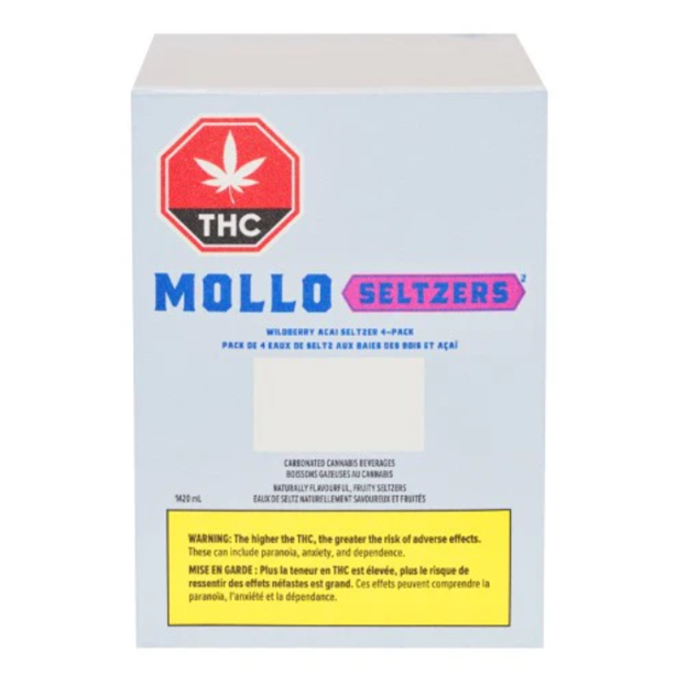 Wildberry Acai Seltzer 355ml 4-Pack | Mollo