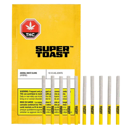 Animal Mintz Slims - 10 X 0.4g Hybrid Joints | Super Toast