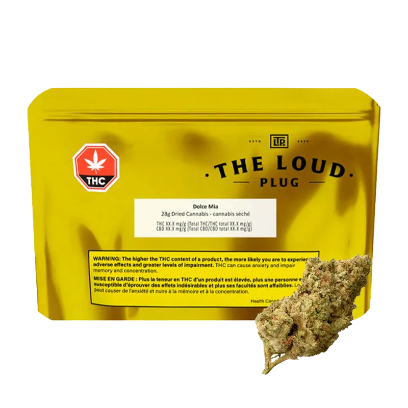 Product image Dolce Mia - 28g Indica Whole Flower | The Loud Plug 1