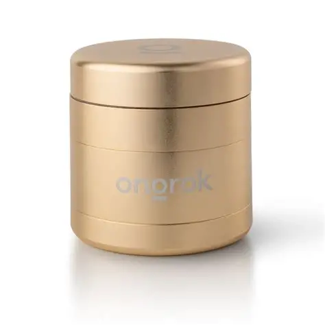 Product image 4 Piece EZ Grinder Mini  Gold  Ongrok 1