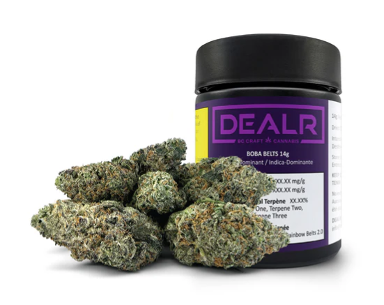 Boba Belts - 14g Indica Whole Flower | Dealr