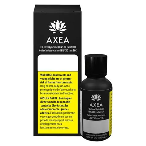 THC Free Night CBN:CBD Isolate Oil - 28.4g Sativa Oil | Axea