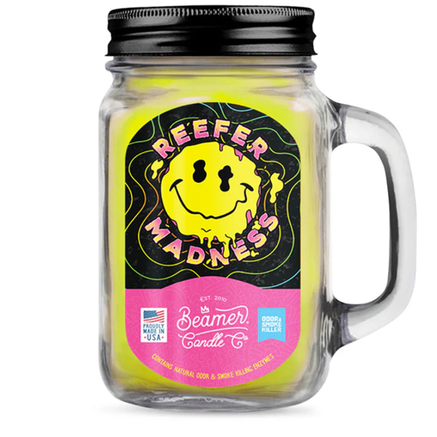 Candle Co.  Candle  12oz Glass  Mason Jar  Reefer Madness