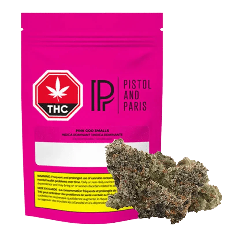 Pink Goo Smalls - 3.5g Indica Flower | Pistol and Paris