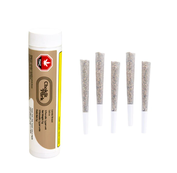 Product image Choklit Park - Lamb's Bread Pre-rolls 5 X 1 Sativa Joints 1