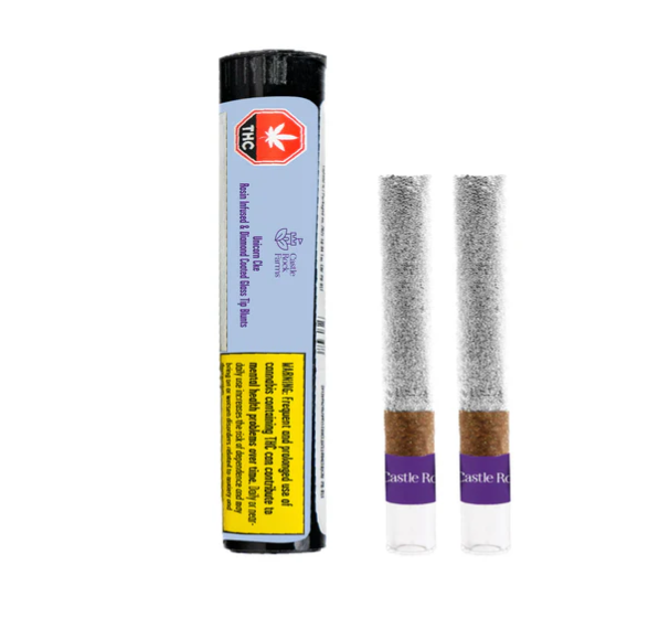 Unicorn Cke Live Rosin & Diamond - 2 X 1g Hybrid Infused Joints | Castle Rock Farms