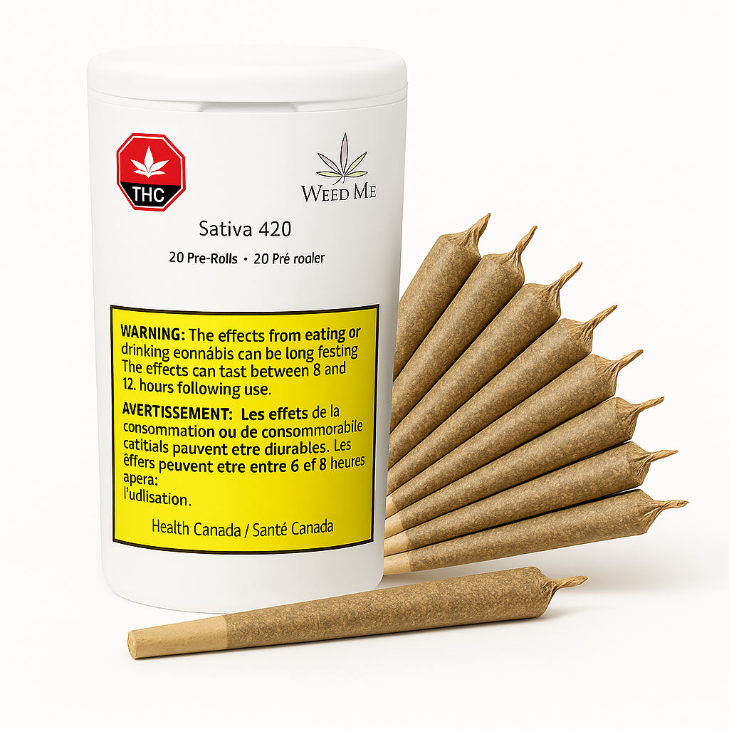 Sativa 420 - 20 x 0.4g Sativa Joints | Weed Me Grind