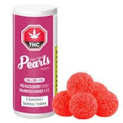 Red Razzleberry - 5 x 2mg CBG/CBD/THC Gummies | Pearls by Gron