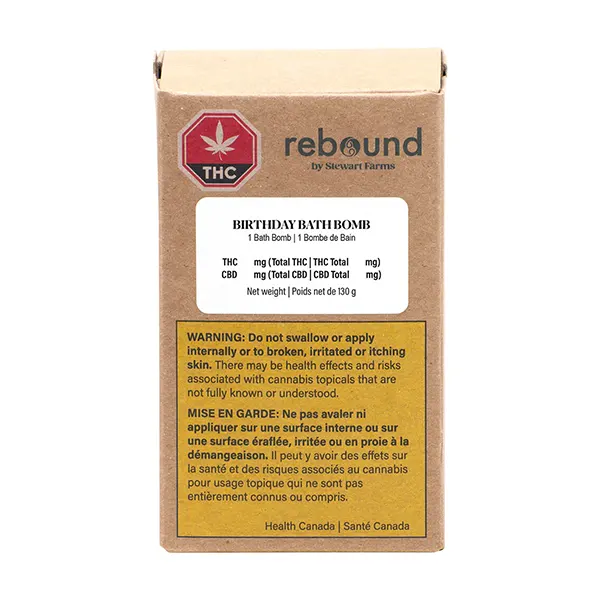 Birthday Bath Bomb - 130g Blend Bath & Beauty | Rebound By Stewart Farms