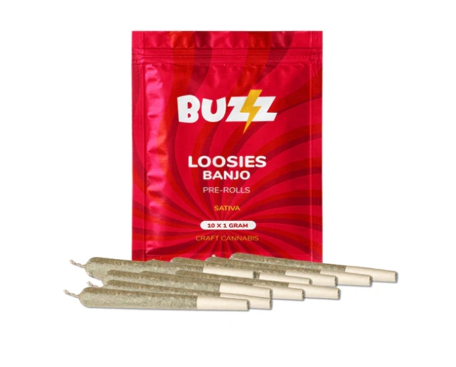 Loosies Banjo - 10 x 1g Sativa Joints | Buzz