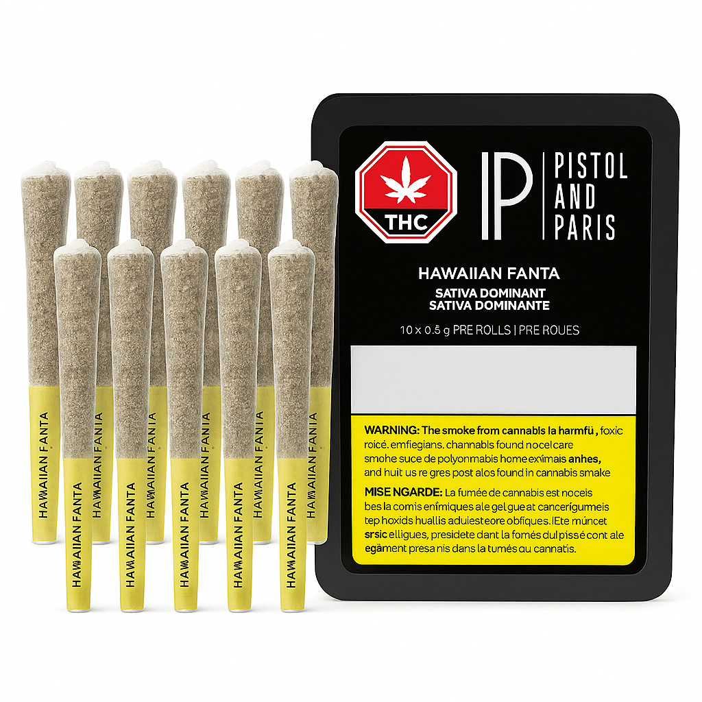 Hawaiian Fanta - 10 x 0.5g Sativa Joints | Pistol and Paris