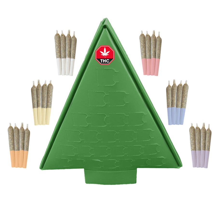 Color 'Advent' Calendar Variety Pack - 25 X 0.5g Hybrid Joints | Color Cannabis