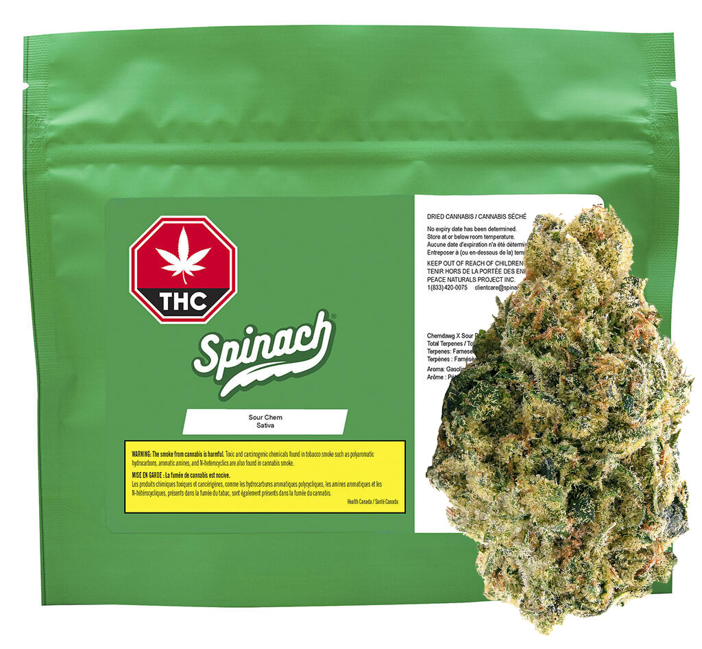 Sour Chem - 28g Sativa Flower | Spinach