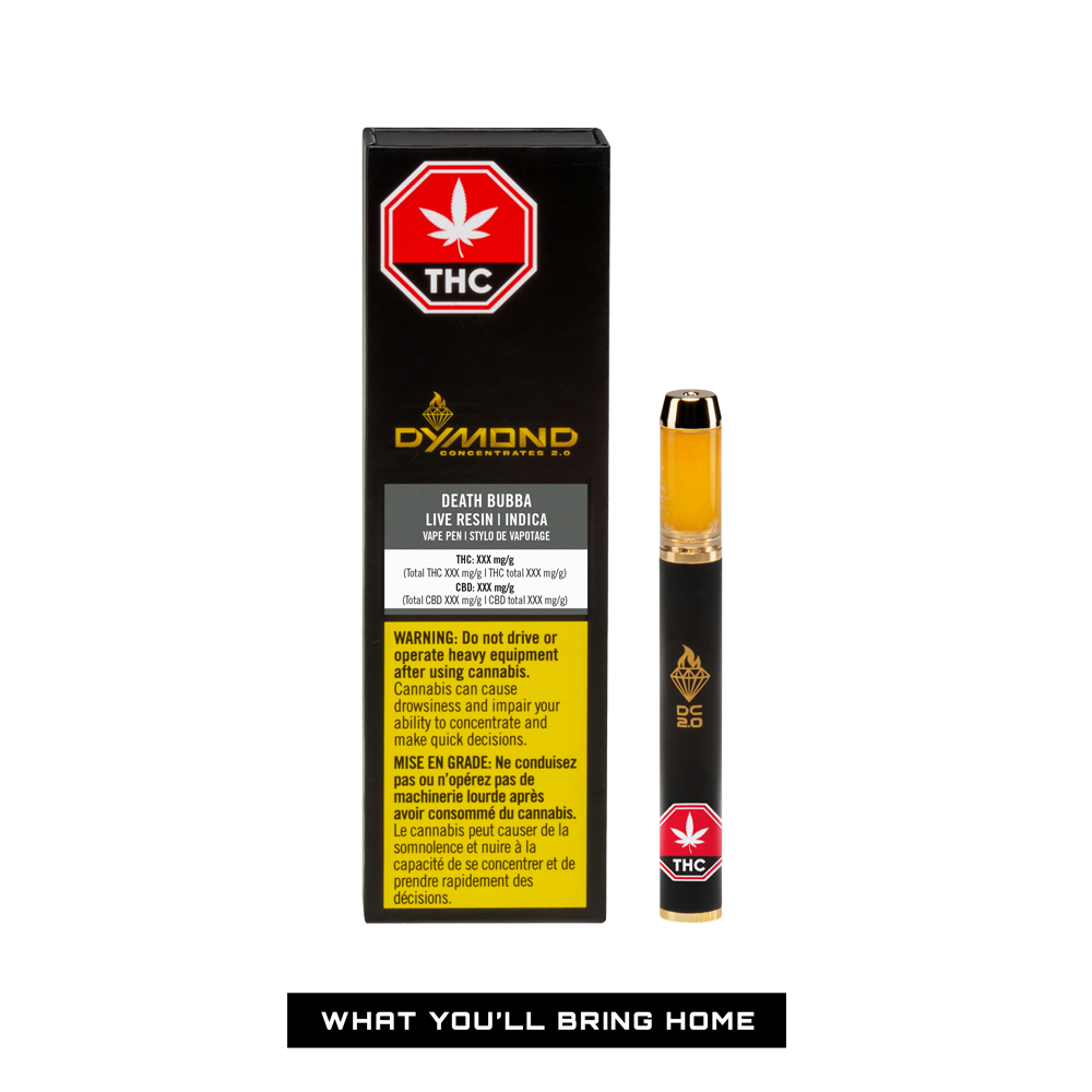 Death Bubba Liquid Diamond - 1g AIO Hybrid Vape | Dymond