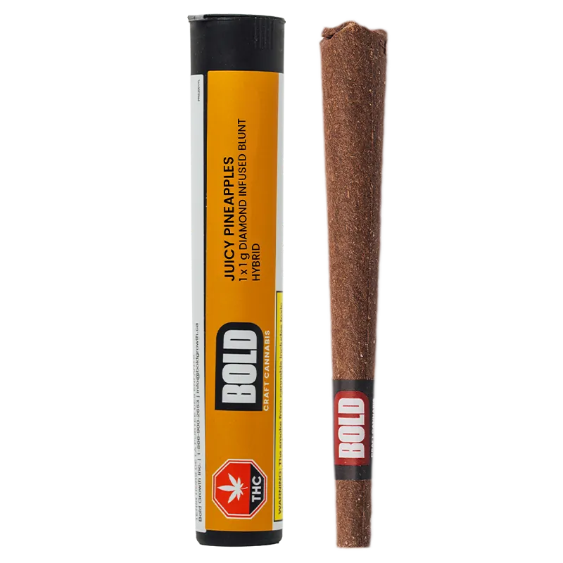 Juicy Pineapples Diamond Infused - 1g Infused Blunt | Bold