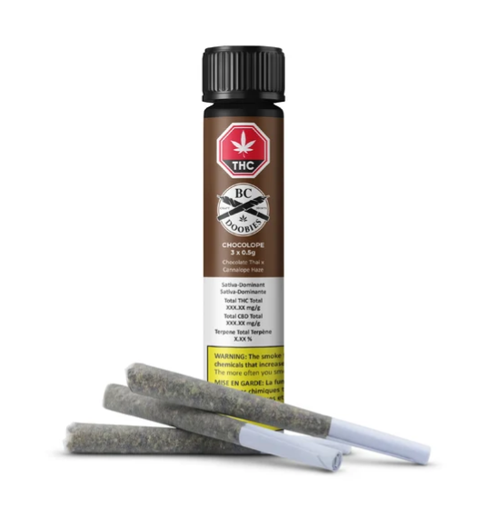 Chocolope - 3 X 0.5g Sativa Joints | BC Doobies