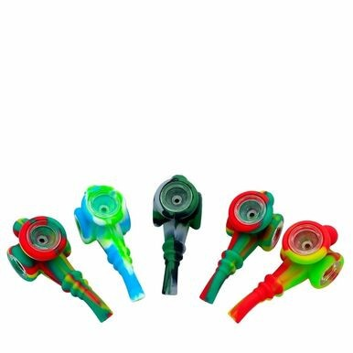 Silicone Sherlock Hand Pipe  Smoke Arsenal