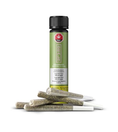 Strawberry Matcha - 5 X 0.5g Sativa Joints | Dealr