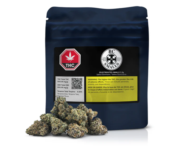 Product image Zelectrolytes Smalls -3.5g Sativa Whole Flower | Bc Smalls 1