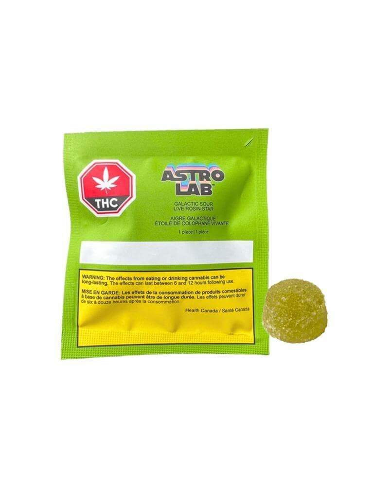 Galactic Sour Live Rosin - 1 x 10mg THC Hybrid Gummy | Astrolab