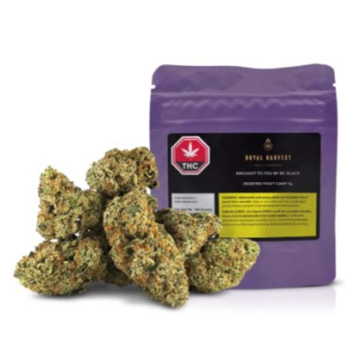 Frosted Fruit Cake Smalls - 3.5 Indica Whole Flower | Royal Harvest Craft Cannabis
