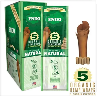 Endo  Wowie Nat Organic Hemp Wraps 5 pk  Other