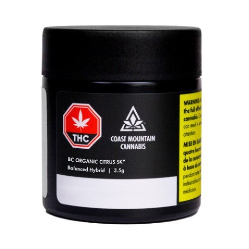 BC Organic Citrus Sky - 3.5g Hybrid Flower | Coast Mountain Cannabis