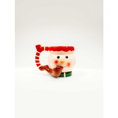 Premium RT Ceramic Mug w/ Pipe Snowman  Other