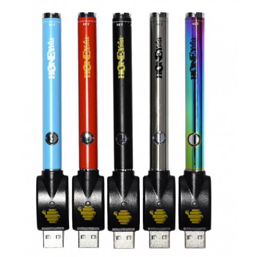 510 Twist 500mAh VV Battery Silver  Honey Stick